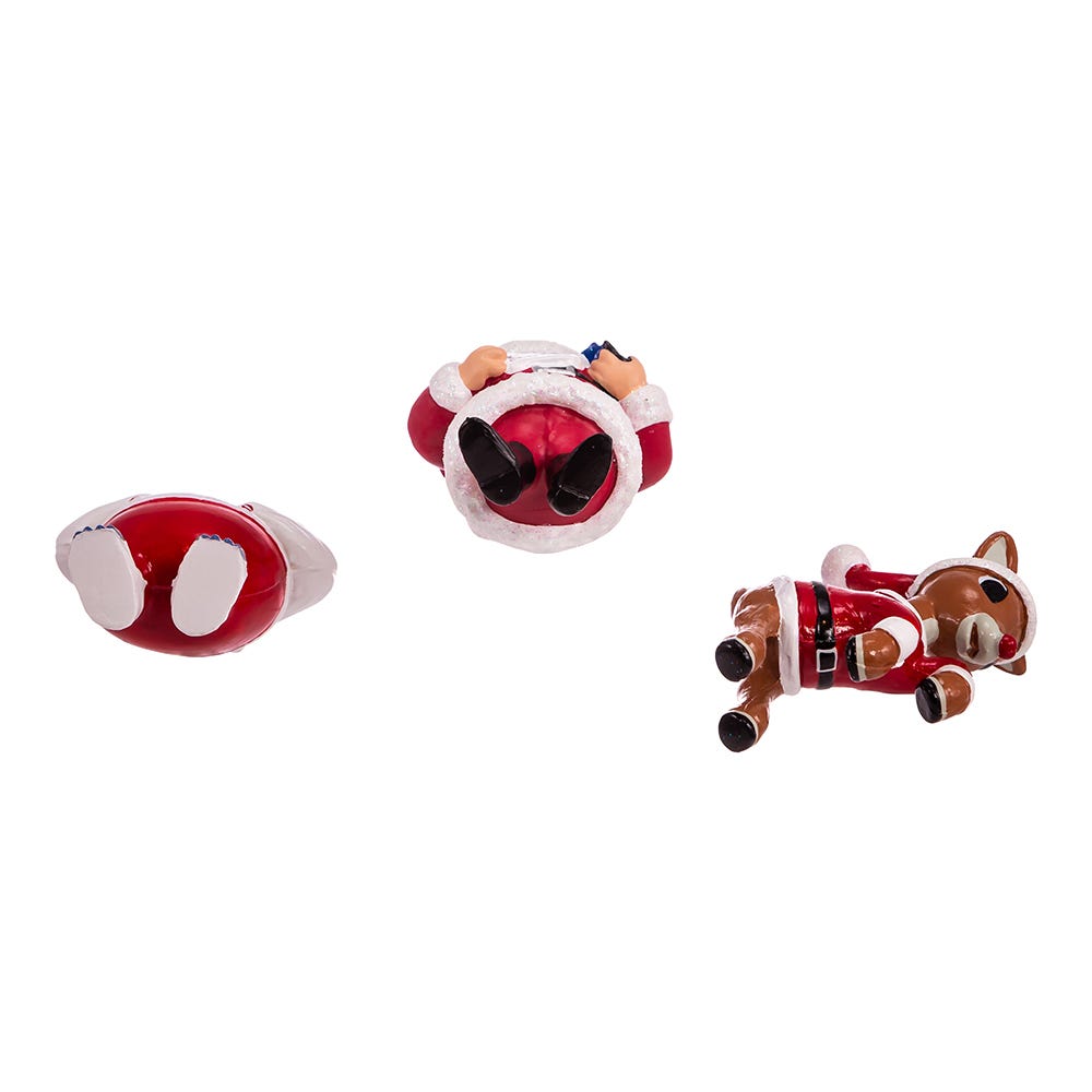Kurt Adler Rudolph The Red Nose Reindeer® Blow Mold Ornament, 3-Piece Set